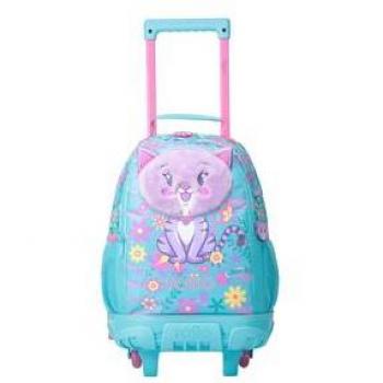 Totto Zaino Tropyglam 005 Blu Felino Fiorito