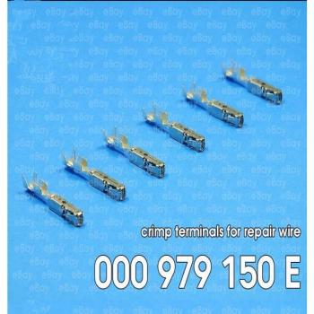 100 pcs Female Crimp Terminals for Seat Repair Wire Tyco TE 000979150E