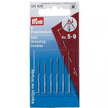 Prym Gold Eye Patent Needles No. 5-9, 6 Count
