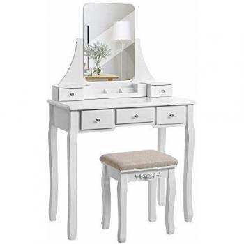 Urban Chic Makeup Table – Off‑White