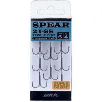 BKK Spear Size 6 Treble Hook Super Slide
