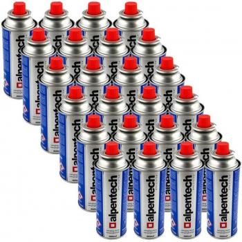 Pack ALPENTECH : 24 Cartouches de Gaz Butane 250 g – Camping & Réchauds