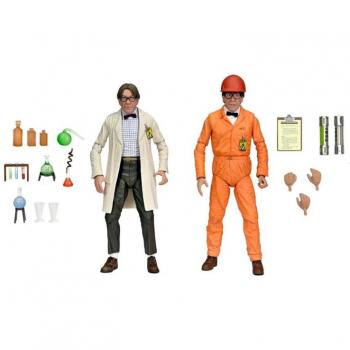 Neca Teenage Mutant Ninja Turtles II: Secret of The Ooze – Figura 18 cm del Profesor Perry con Abrigo y Hazmat (Paquete)