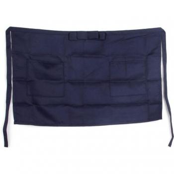 Delantal de poliéster con bolsillo para cafetería, 1 unidad