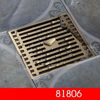 JD Copper Bathroom Drain