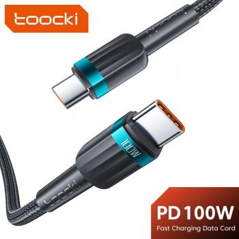 Toocki-Cable USB-C 5A para Carga Rápida de Dispositivos