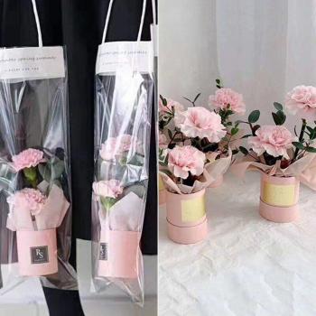 Chic Kraft Floral Storage Boxes