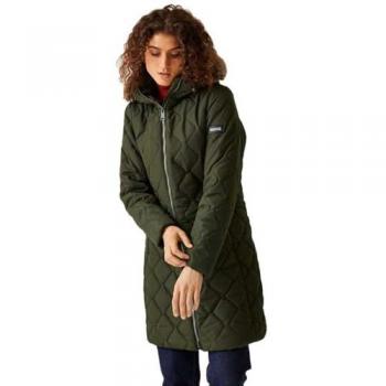 Giacca Impermeabile Regatta Fritha III Donna Verde Scuro Taglia 12