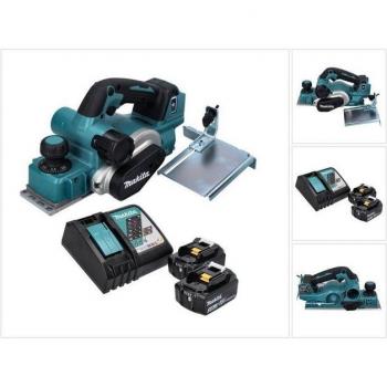 Makita Falzhobel DKP 181 RF 82 mm mit 2x 3,0 Ah Akkus