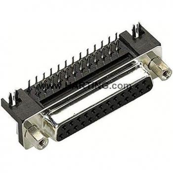 Harting 09 68 153 5612 9-Pin D-SUB Receptacle 90° Solder Type