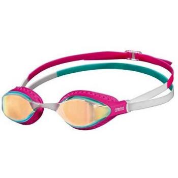 Schwimmbrille arena air speed mirror yellow copper pink multi