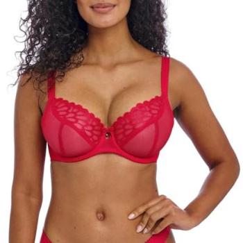 Freya Women's Loveland Sheer Plunge Bra in Red – 36F