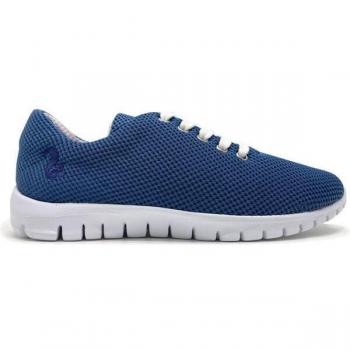 Thies® Cornrunner II – Nachhaltiger Vegan-Sneaker aus Mais, flüssigblau, Damen, Gr. 38 (EU)