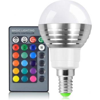 Bombilla LED RGB E27 E14 5W 7W 16 Colores