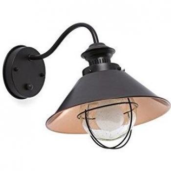 Lampada Parete Nàutica 71107 con Dettagli Marrone-Rame