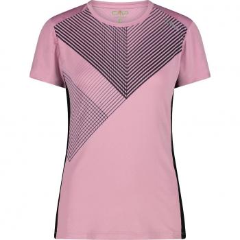 T-shirt CMP a Maniche Corte Rosa