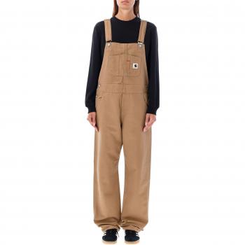 Carhartt WIP Calzoni Ovest Donna Straight Brown