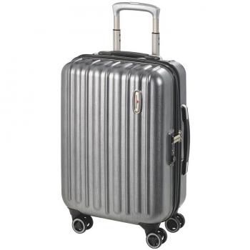 Hardware Profile Plus 4 Rollen Wagen – 55 cm, metallisch grauer Bürstenstil