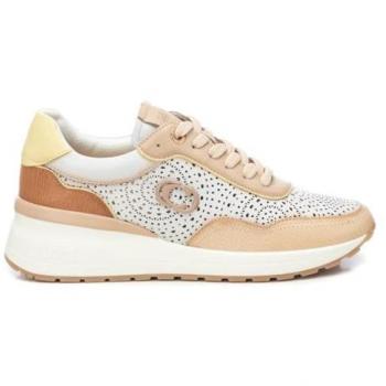 Sneakers Carmela Beige plano y casual