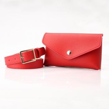 Bolso pequeño de mano de cuero PU para mujer
