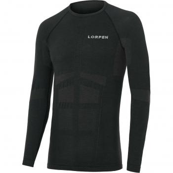 Lorpen Taku Long Sleeve T-shirt, Dark Grey, Size M – Men’s