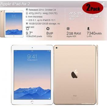 9.7 Full Coverage Tempered Glass for iPad Air 1 & 2