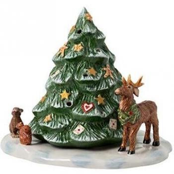 Villeroy & Boch Arbre de Noël en porcelaine avec animaux des bois