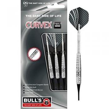 BULL'S Curvex Soft Dart 18g, 90% Wolfram, Soft Tips