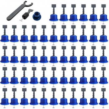Flat Tile Leveling System for Floors and Walls