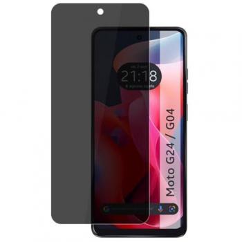 Cubierta de pantalla hidrogel antiespía y privacidad para Moto G04/G24