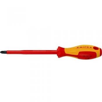 Knipex VDE Insulated Phillips Screwdriver PH2, 100mm Blade Length