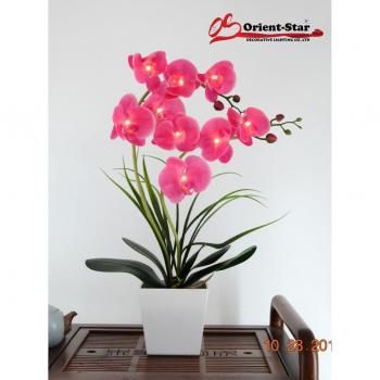 Artificial Orchid Bonsai Lamp