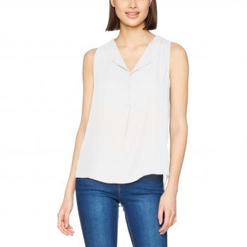 Vila Clothes Vilucy S/l Top-Noos, Camiseta sin Mangas para Mujer, Blanco (Snow White Snow White), 34