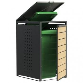 Toldo para Cubo de Basura Gardiun Liam 68x80x116 cm – Ocultación Modular en Acero