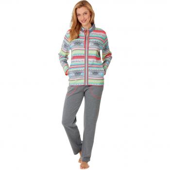 Hajo Herren Freizeitanzug Interlock Jersey grau 44/46