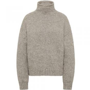 Damen Strickpullover MUSTANG grau meliert Größe M