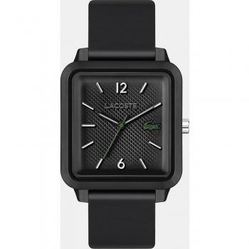 Reloj Lacoste Studio 2011249 de silicona negra para hombre