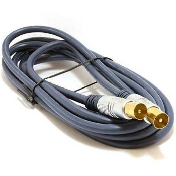 HQ RG59 RF Aerial Coaxial Cable with Gold Ends