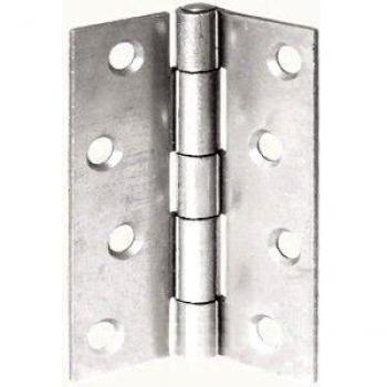 Double‑Set 100 mm Zinc‑Coated Steel Hinges