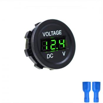 Voltmètre Rond Étanche Moto