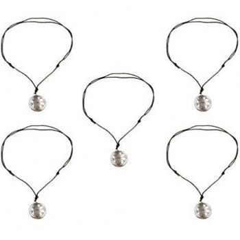 Colleur Colcolo: pendentif rond et amulette 5 pièces