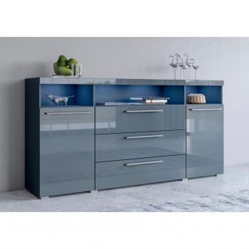 Sideboard INOSIGN „India“ – moderne Kombikommode 182 cm, 2 Türen, 3 Schubladen, einstellbare Böden