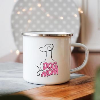 Dog Owner Enamel Camping Cup