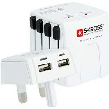 SKROSS kompakter Reiseadapter MUV Micro USB