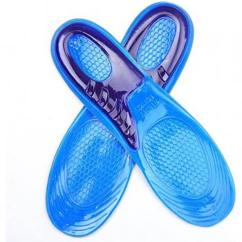 Semelles Sportives en Gel Silicone, Antidérapantes et Massage