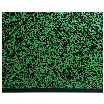 Exacompta Annonay carpeta de dibujo B4 con elásticos color verde