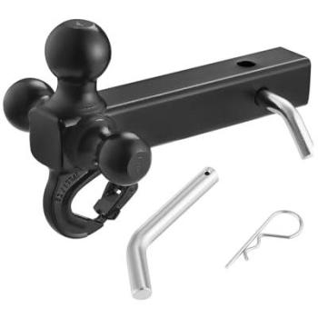 Fixateur de Boule d’Attelage VEVOR – Convient au Récepteur 50 mm, 47,6/50/58,7 mm