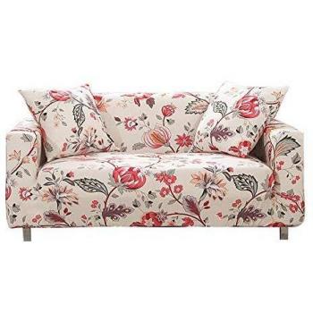 HOTNIU 4 Seater Printed Elastic Sofa Cover