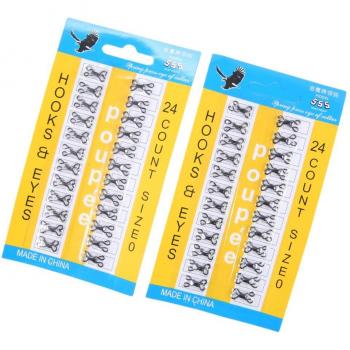 Crochet de couture pour robes et costumes, 48 pièces, 7-12mm