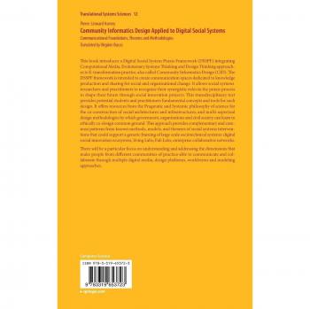 Community Informatics Design Applied to Digital Social Systems: Communicational Foundations, Theories and Methodologies (Translational Systems Sciences, Band 16)